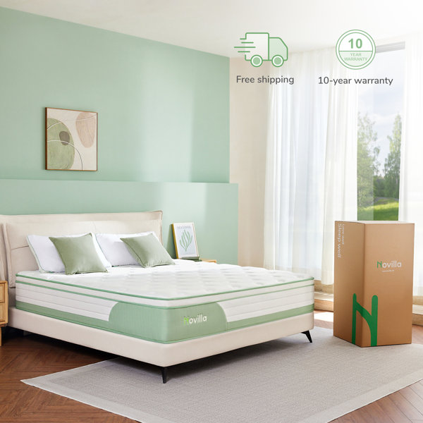 Home 12'' Memory Foam Hybrid Mattress & Reviews Wayfair